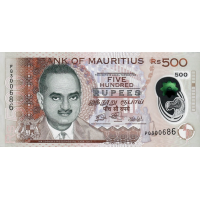 (259) ** PNew (PN66d) Mauritius - 500 Rupees (2021) (Polymer)